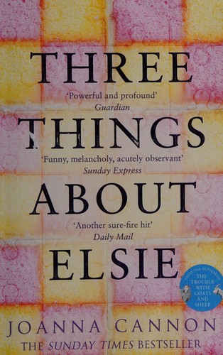 Book cover for Three Things About Elsie
